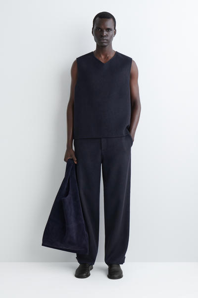 COS スプリットウールVネックベスト