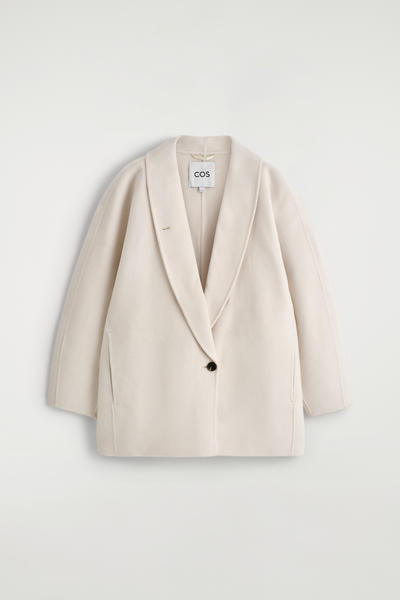 COS ダブルフェイスウールピーコート