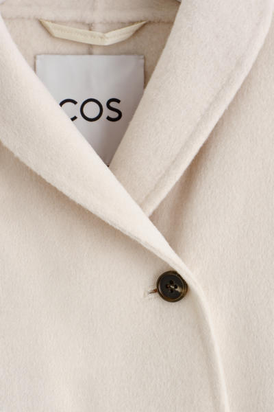 COS ダブルフェイスウールピーコート