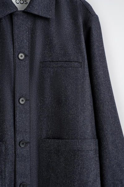 COS ウールオーバーシャツ