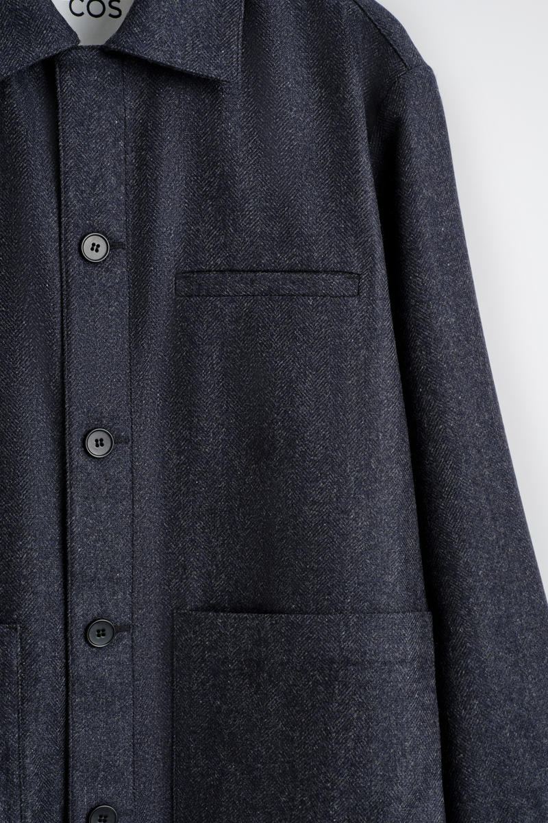 COS ウールオーバーシャツ