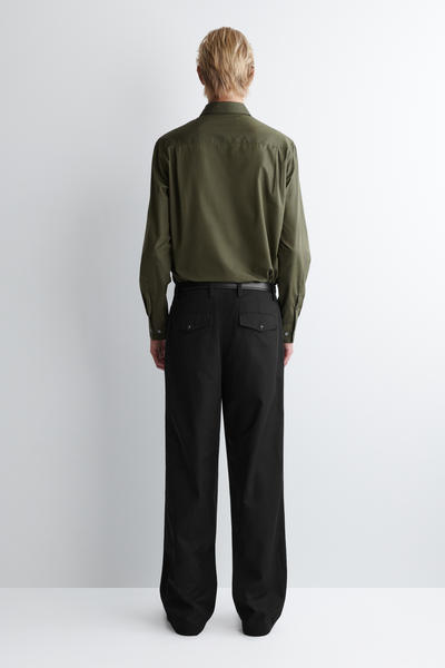 COS プリーツワイドレッグパンツ