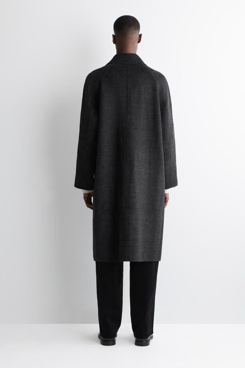 REVERSIBLE CHECKED WOOL COAT リバーシブルチェックウールコート