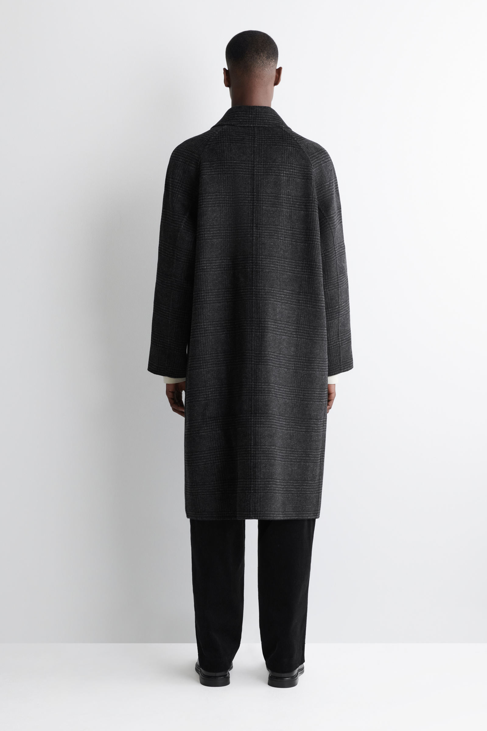 REVERSIBLE CHECKED WOOL COAT リバーシブルチェックウールコート