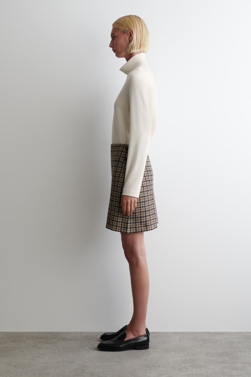 MERINO WOOL MINI SKIRT メリノウールミニスカート｜COS コス