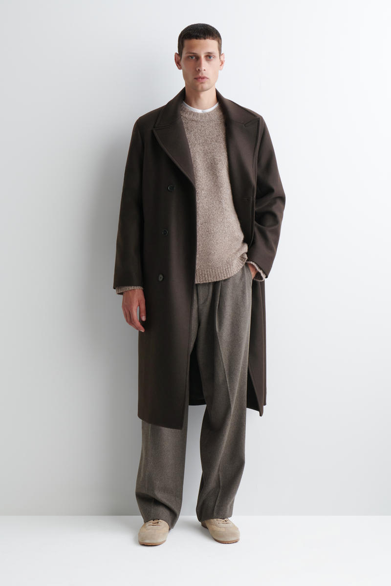 OVERSIZED ALPACA-BLEND CREW-NECK JUMPER オーバーサイズアルパカ混