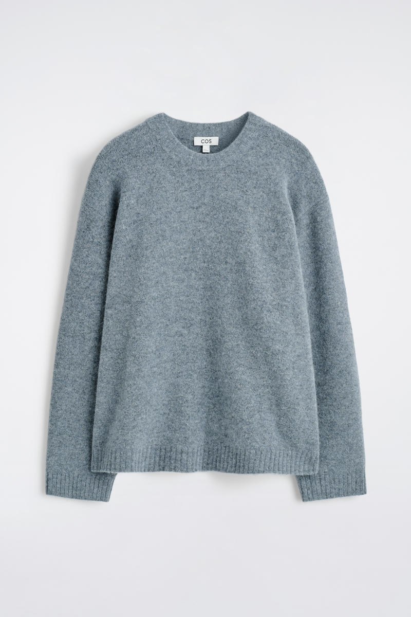 OVERSIZED ALPACA-BLEND CREW-NECK JUMPER オーバーサイズ