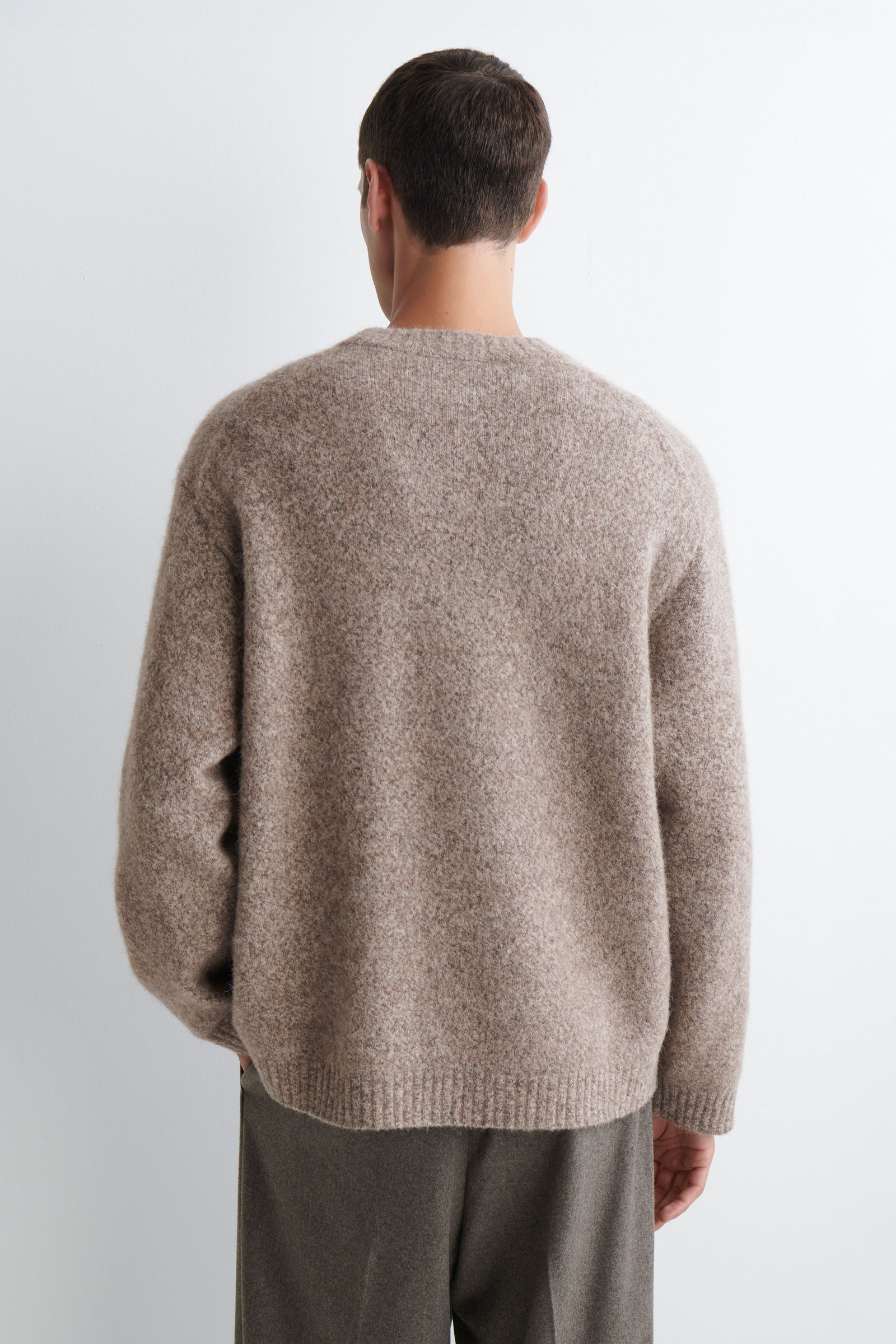 OVERSIZED ALPACA-BLEND CREW-NECK JUMPER オーバーサイズ