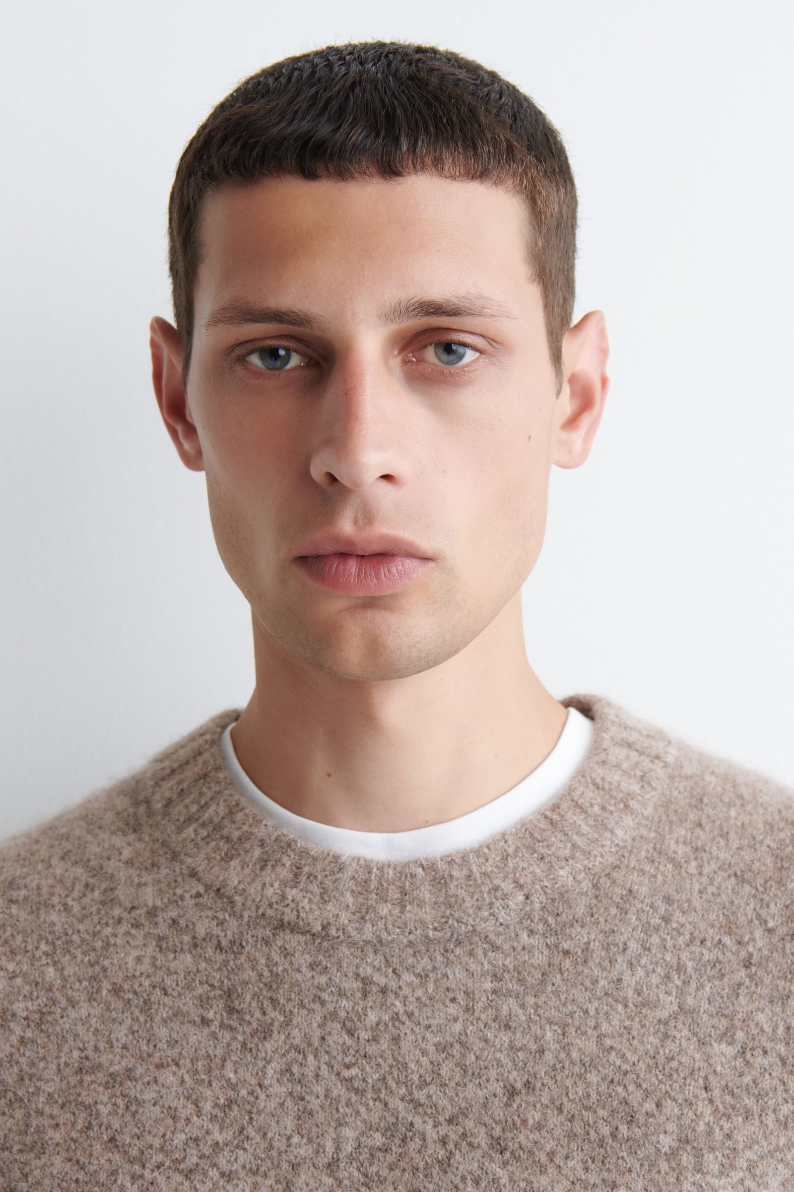 OVERSIZED ALPACA-BLEND CREW-NECK JUMPER オーバーサイズ