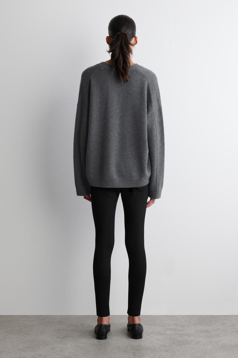 ZIPPED-CUFF LEGGINGS ジップカフスレギンス ブラック｜COS コス 公式