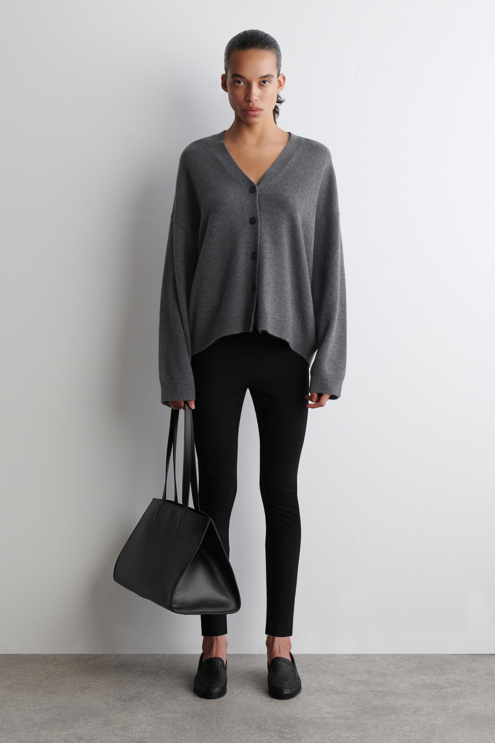 新品・タグ付き★タカシマヤ　カシミヤ　レギンス　ブラック zz-1306466_09-090-1010016-1.