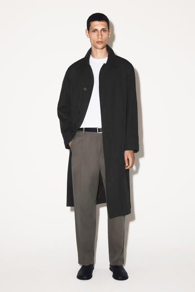 COS ストレートレッグコットンツイルトラウザーズ