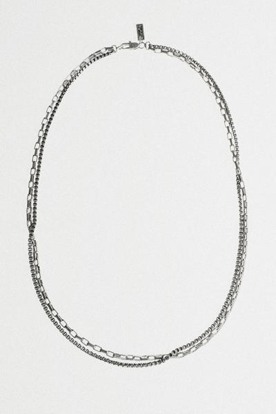 COS ダブルチェーンネックレス