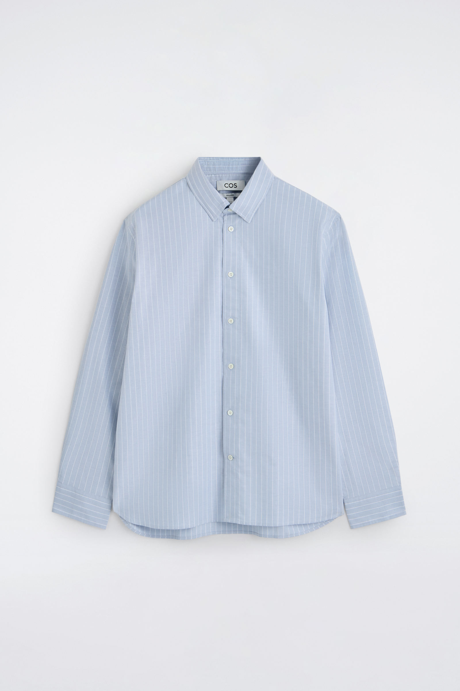COTTON OXFORD SHIRT コットンオックスフォードシャツ ブルー