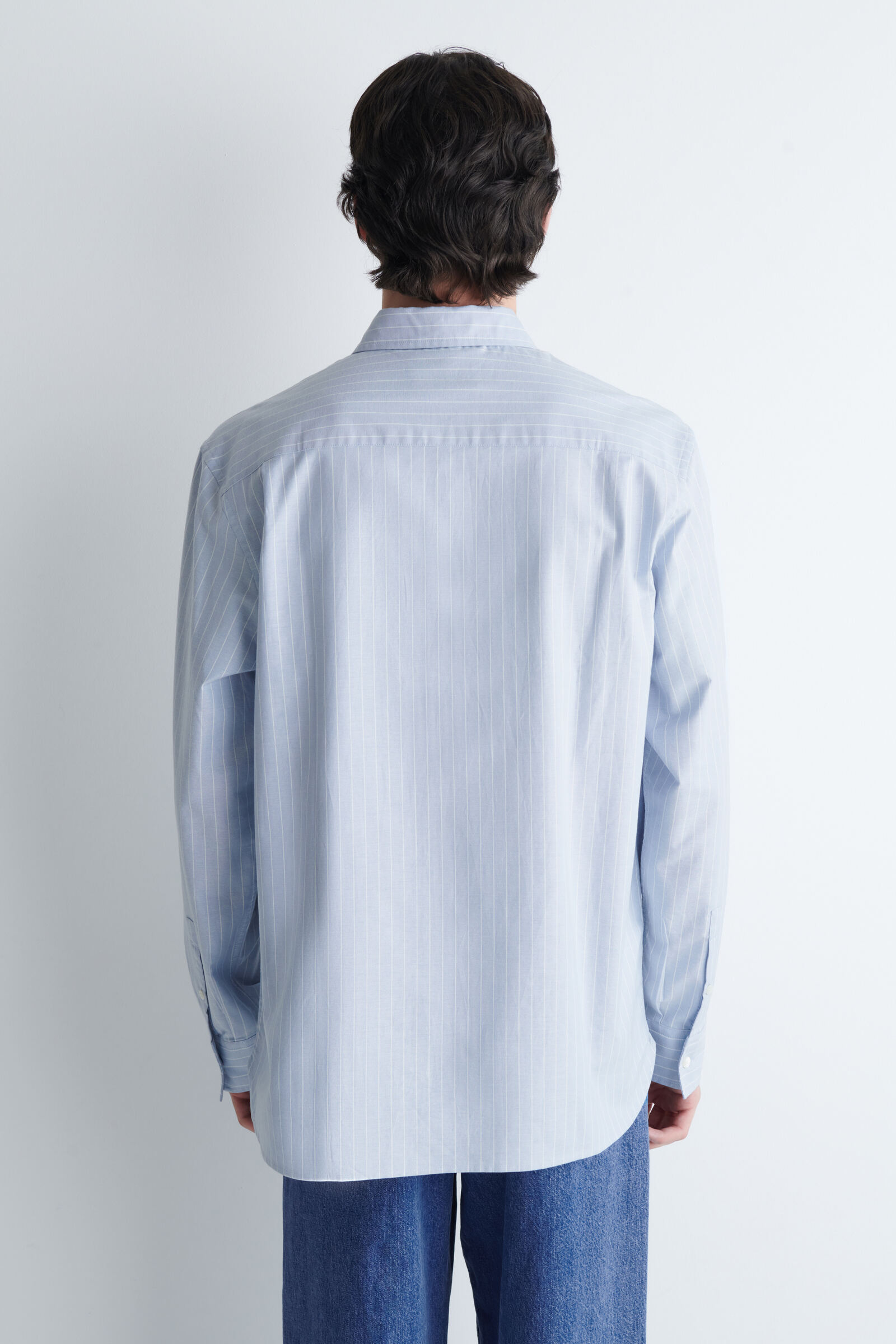 COTTON OXFORD SHIRT コットンオックスフォードシャツ ブルー