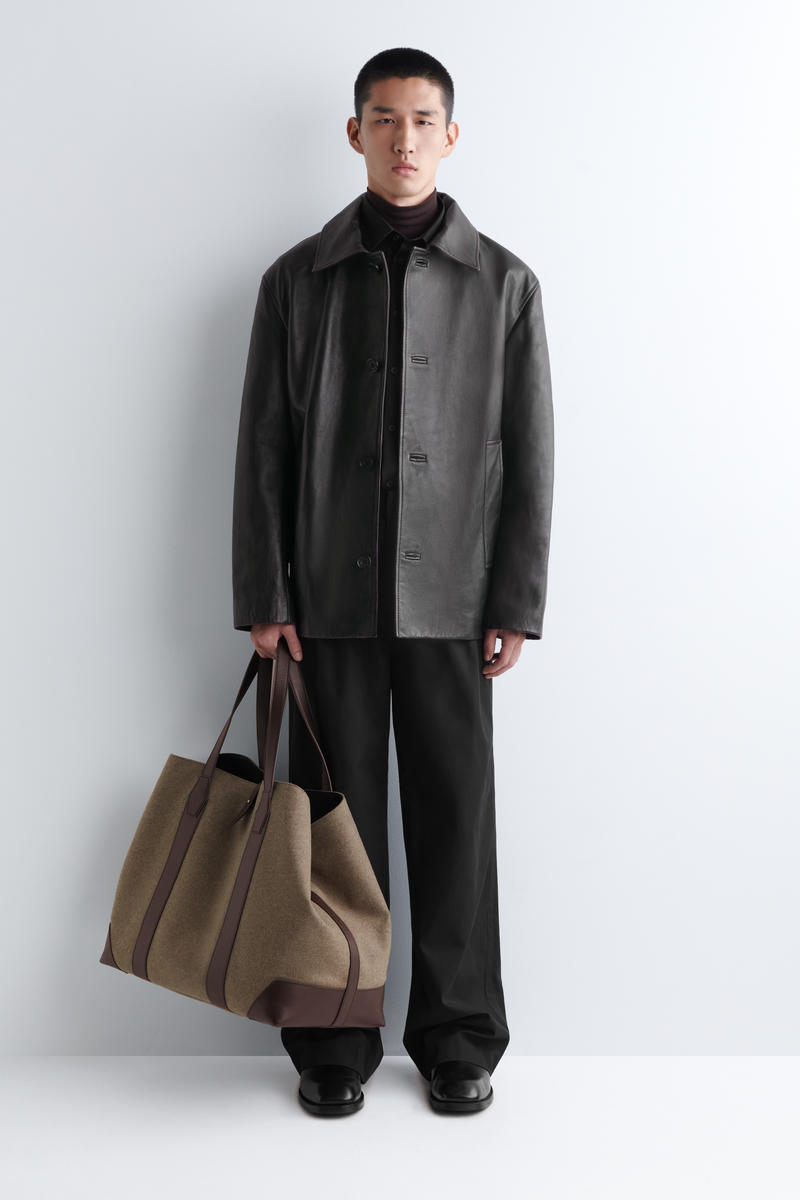 COS ウールウィークエンドオーバーサイズトートバッグ