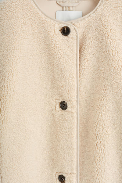 COS ロングラインテディジャケット