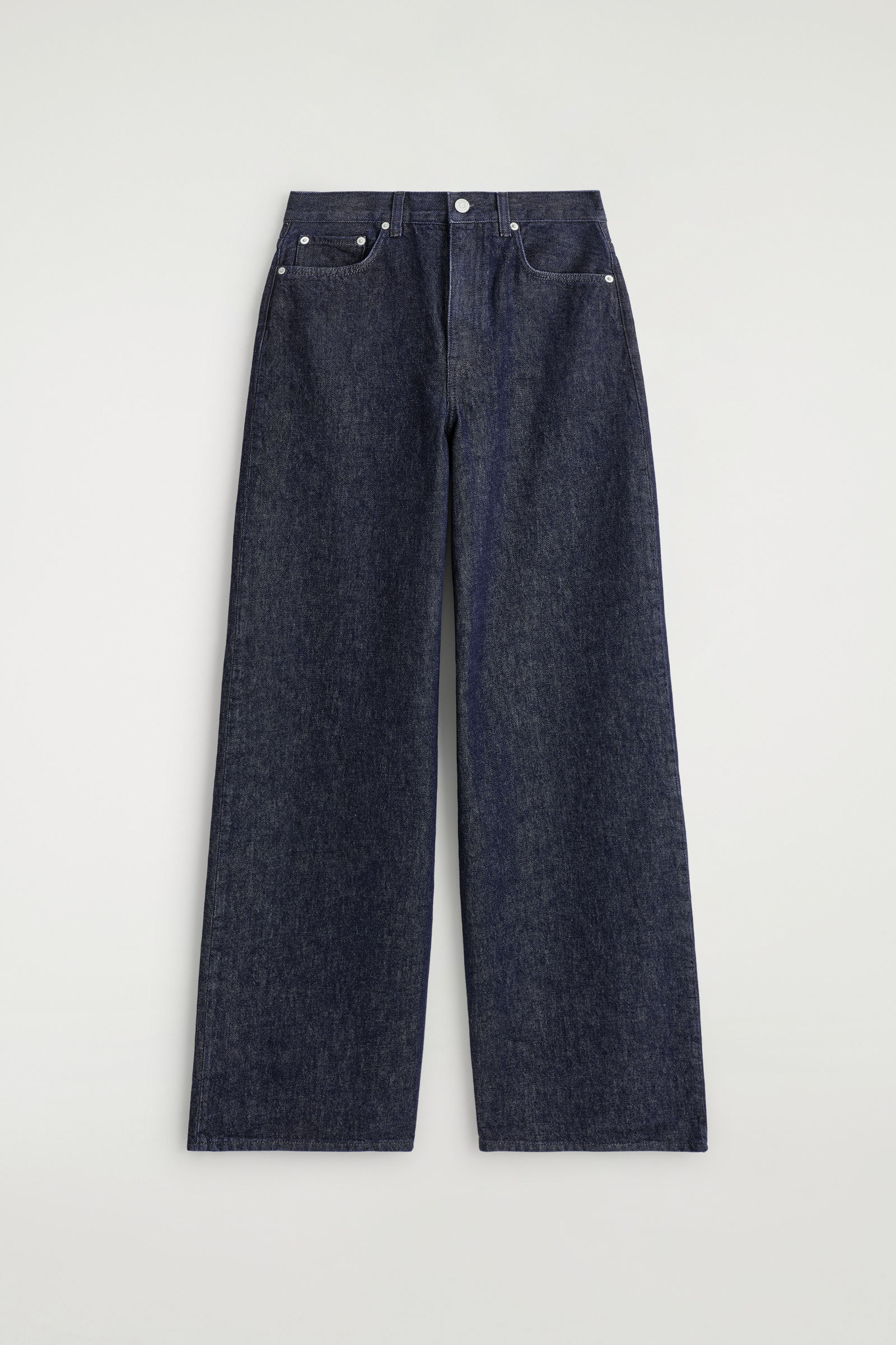cos ダイアルワイドレッグジーンズ ダークブルー サイズ26 完売品 DIAL WIDE-LEG JEANS ダイアルワイドレッグジーンズ ダークブルー｜COS