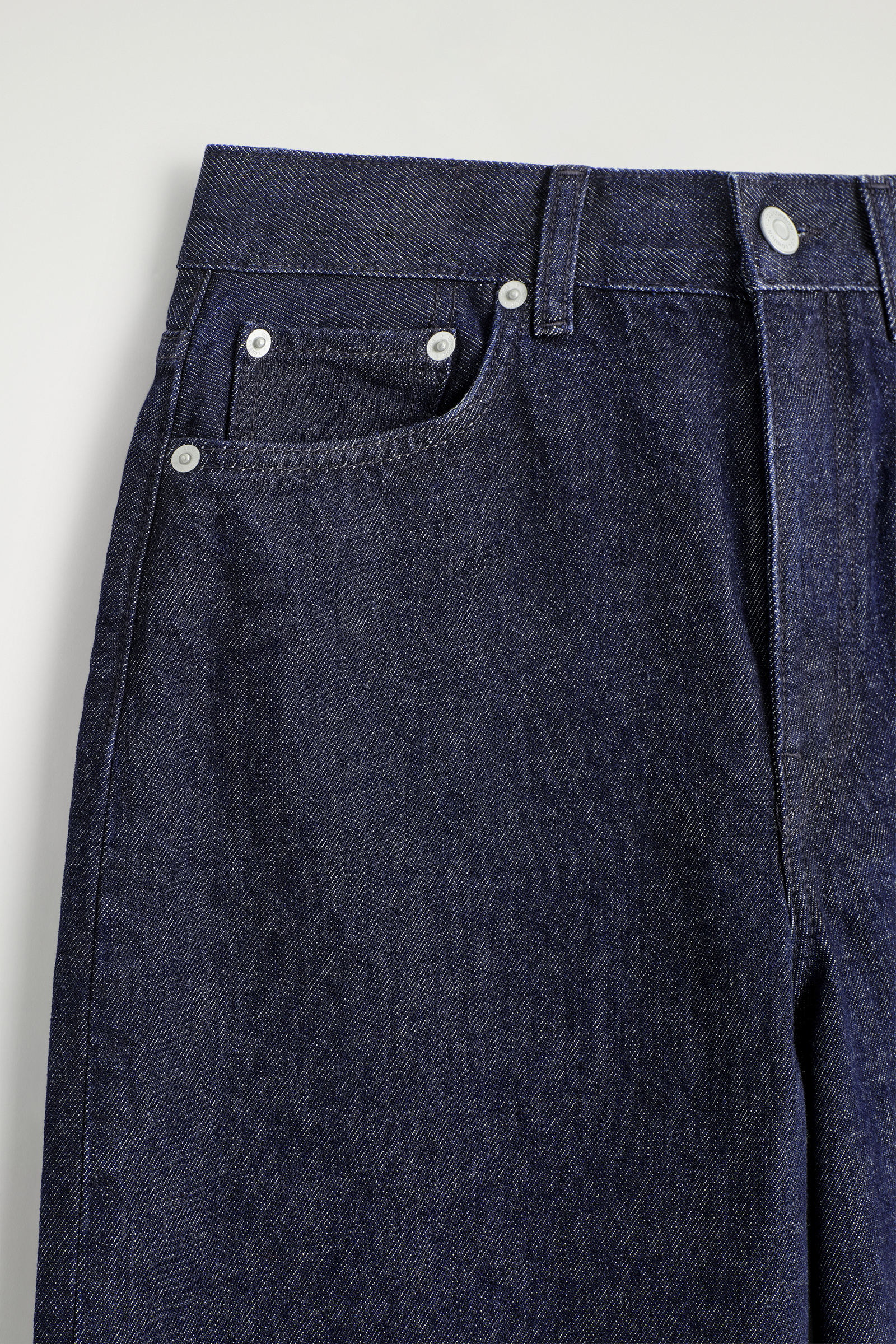 DIAL WIDE-LEG JEANS ダイアルワイドレッグジーンズ ダークブルー｜COS