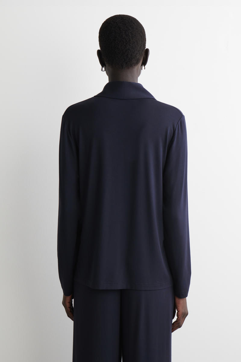 COS ショールカラー ジャージーカーディガン