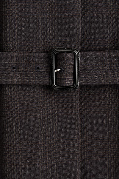 COS ウール混トレンチコート