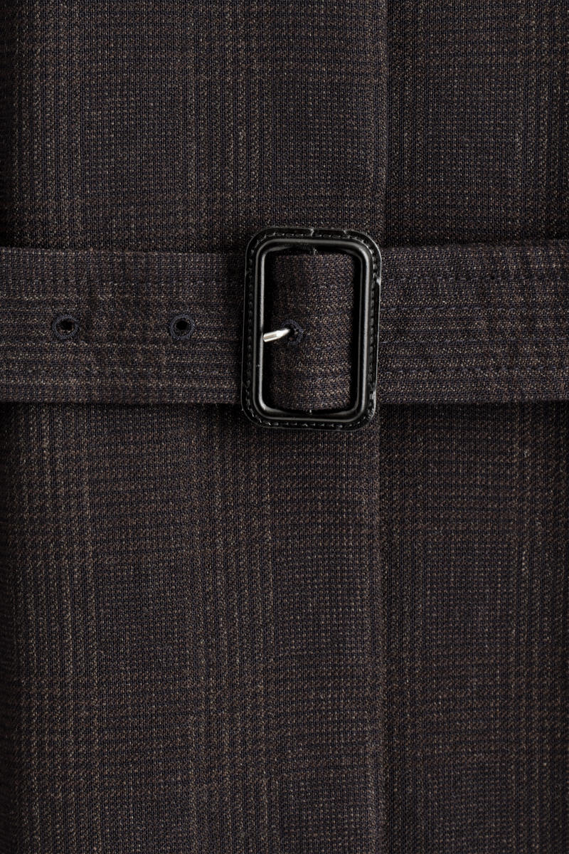 COS ウール混トレンチコート