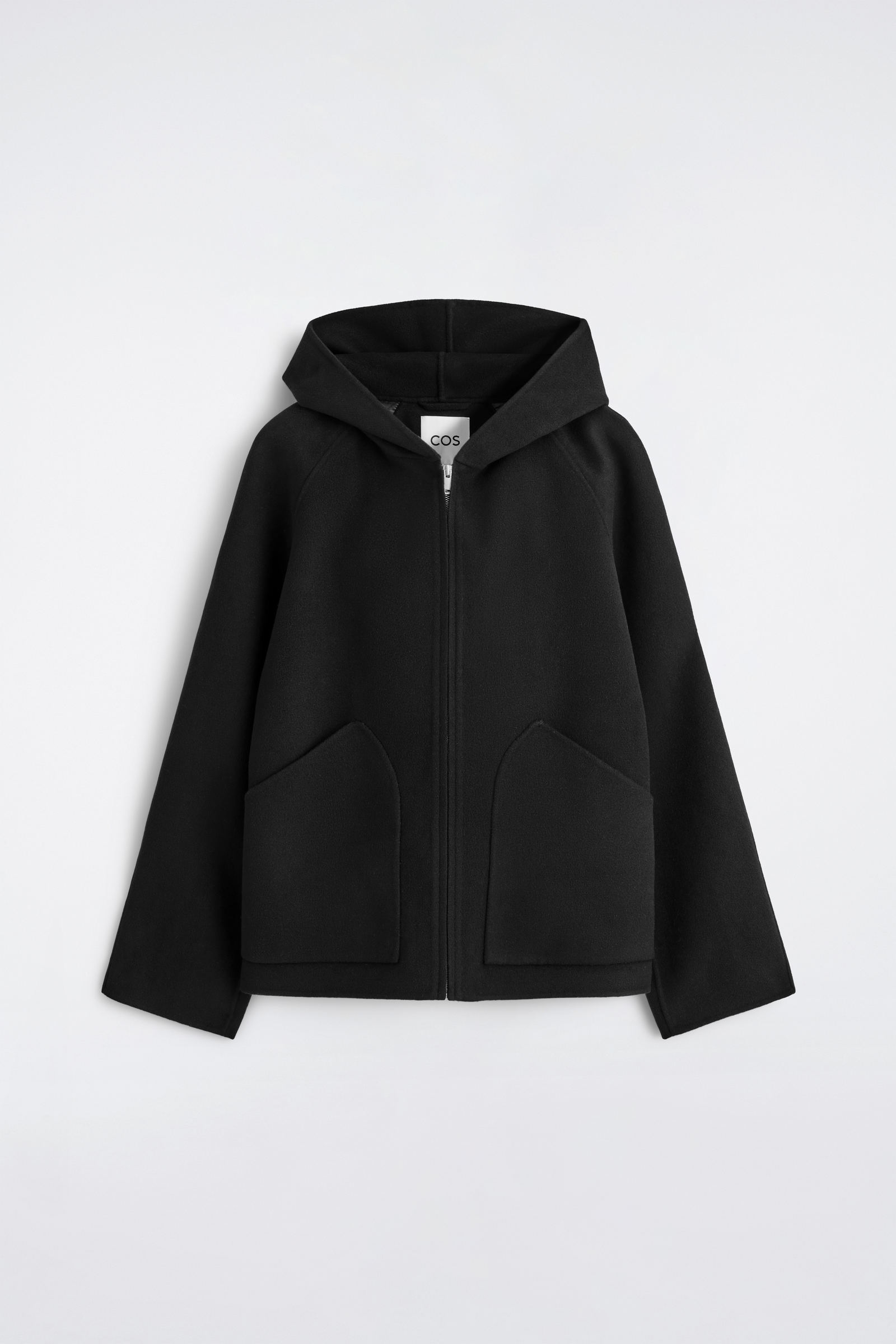 DOUBLE-FACED WOOL ZIP-UP HOODIE ダブルフェイスウールジップアップ