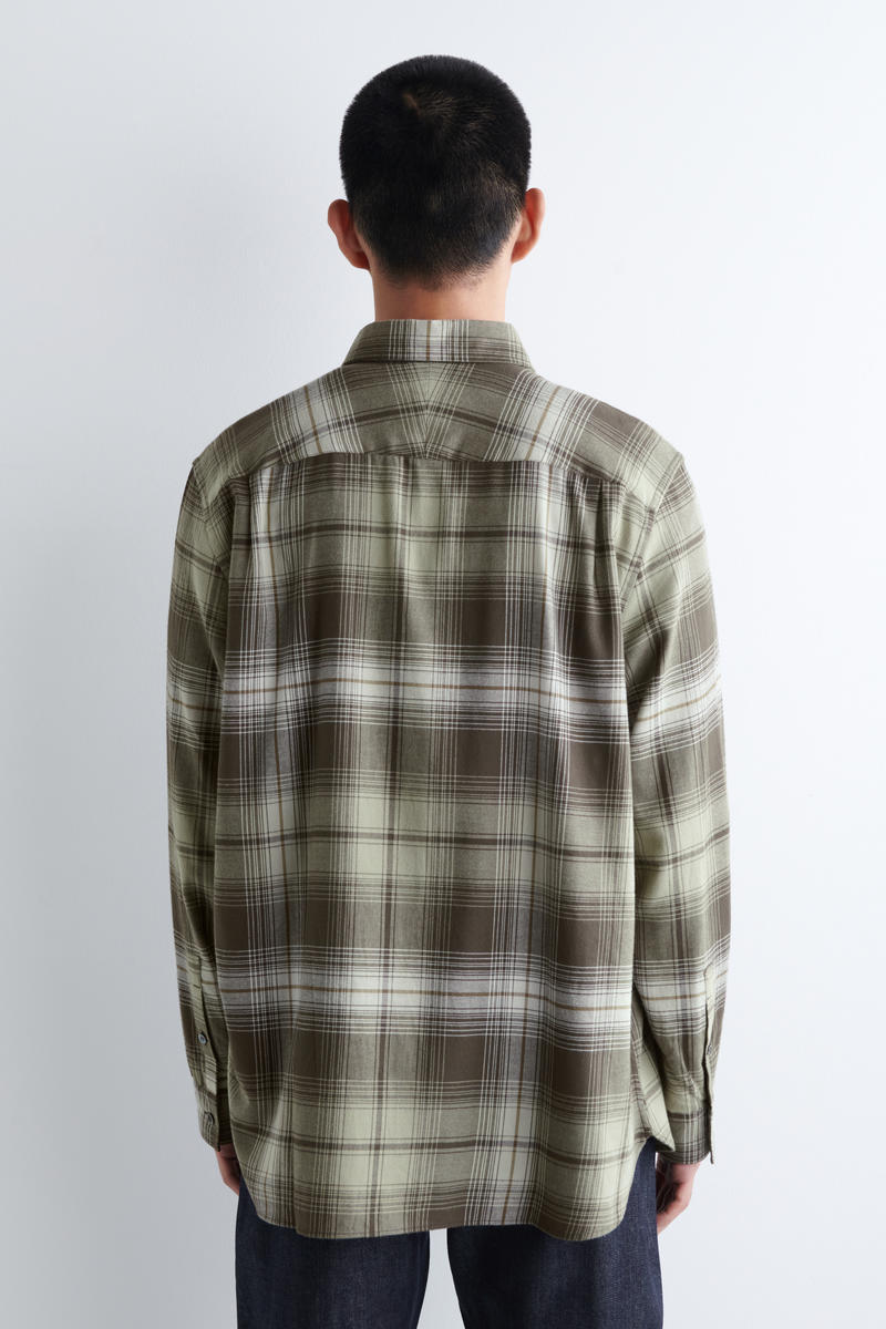 COS チェックピマコットンシャツ