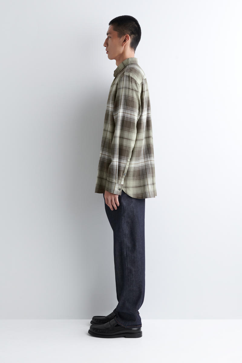 COS チェックピマコットンシャツ