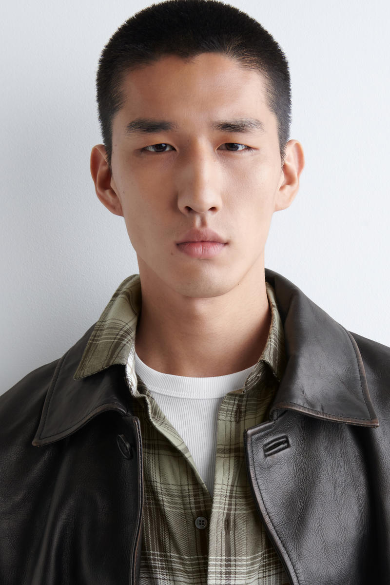 COS チェックピマコットンシャツ