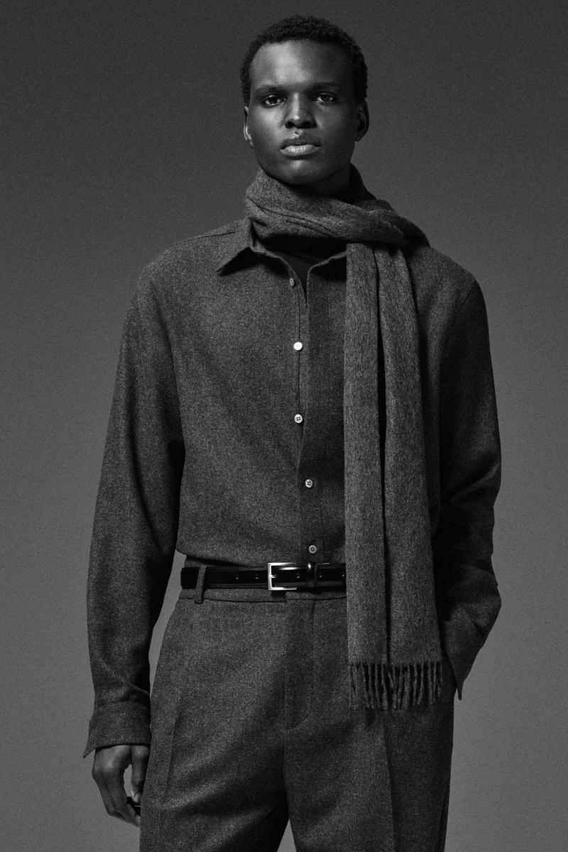 COS カシミヤマフラー