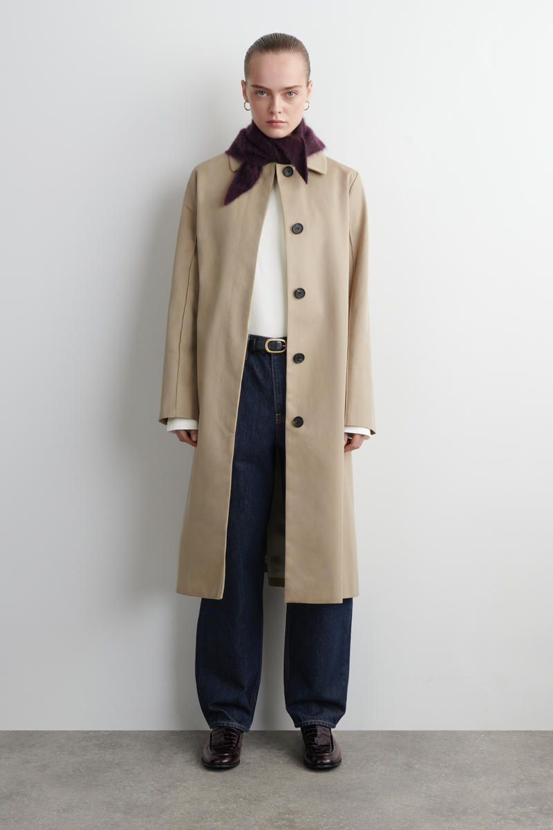 COS ブラッシュドカシミヤネックスカーフ