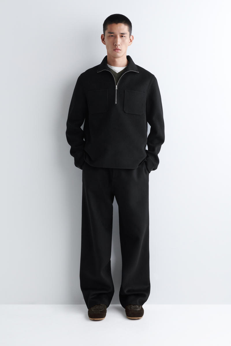 COS コス　ウール　セットアップ DOUBLE-FACED WOOL STRAIGHT-LEG TROUSERS ダブルフェイスウール