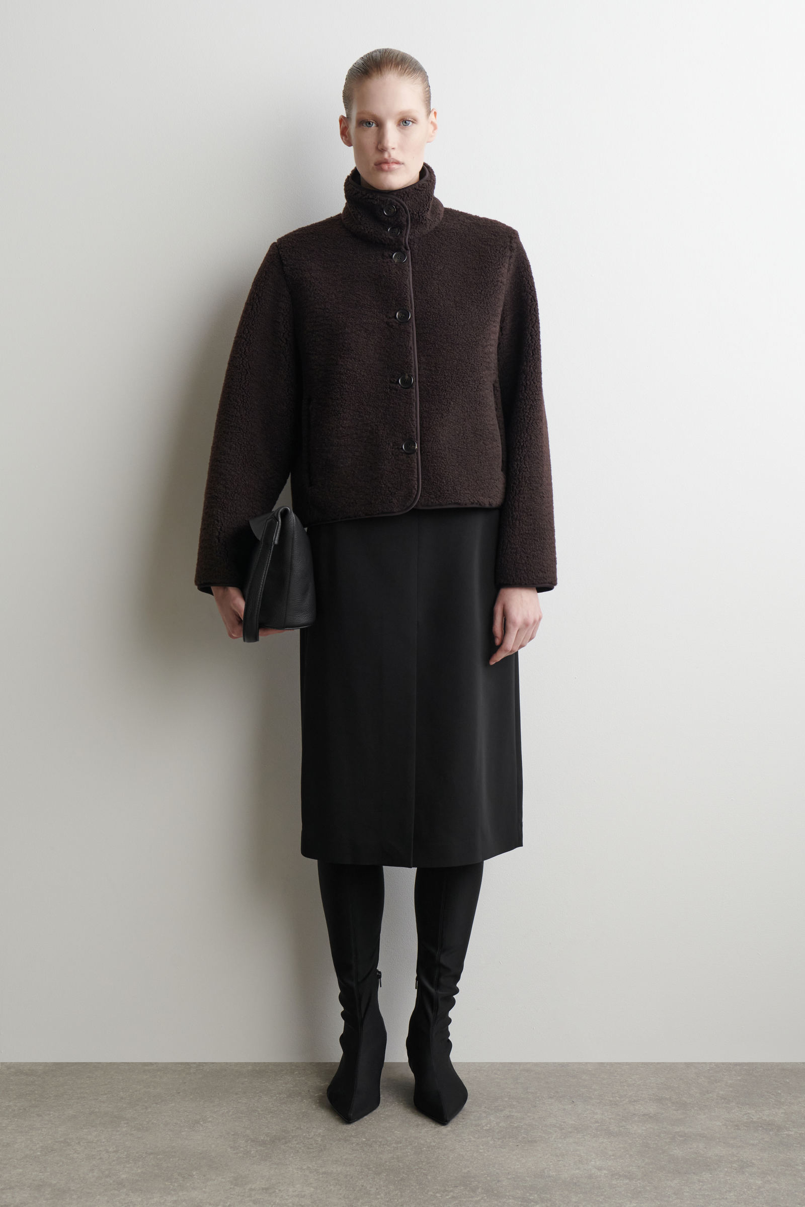 マーク&ロナ Contour Piped Stand Collar Jacket マーク&ロナ Contour