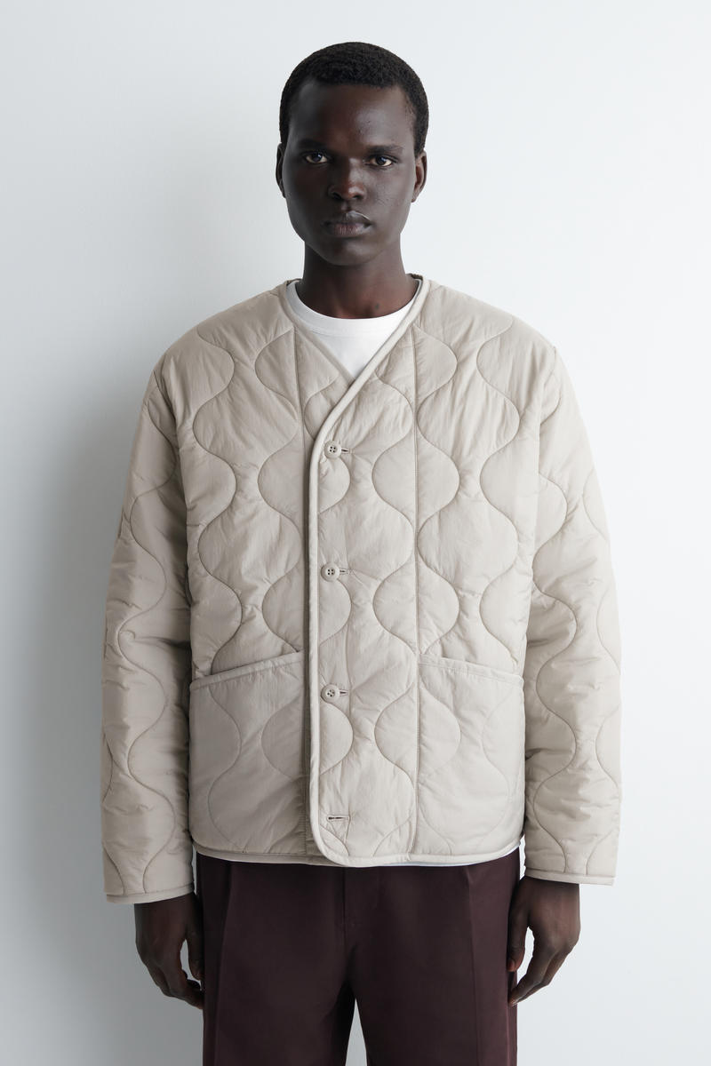 COS リバーシブルキルトジャケット