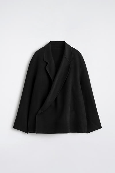 COS ダブルフェイスウールオーバーシャツ