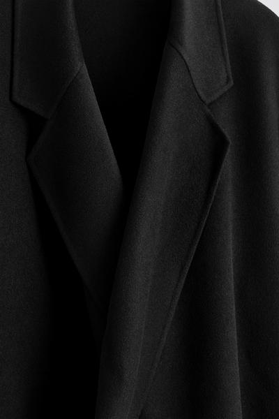 COS ダブルフェイスウールオーバーシャツ