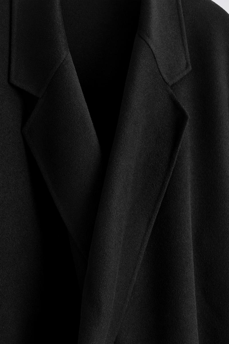 COS ダブルフェイスウールオーバーシャツ