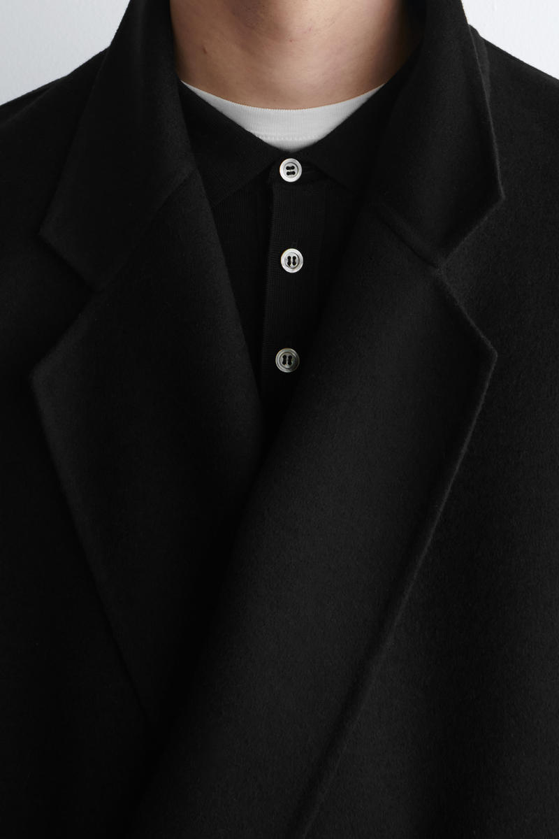 COS ダブルフェイスウールオーバーシャツ