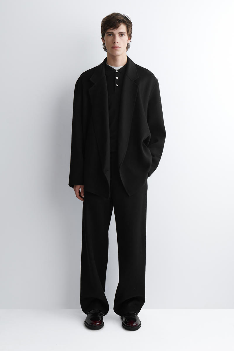 COS ダブルフェイスウールオーバーシャツ