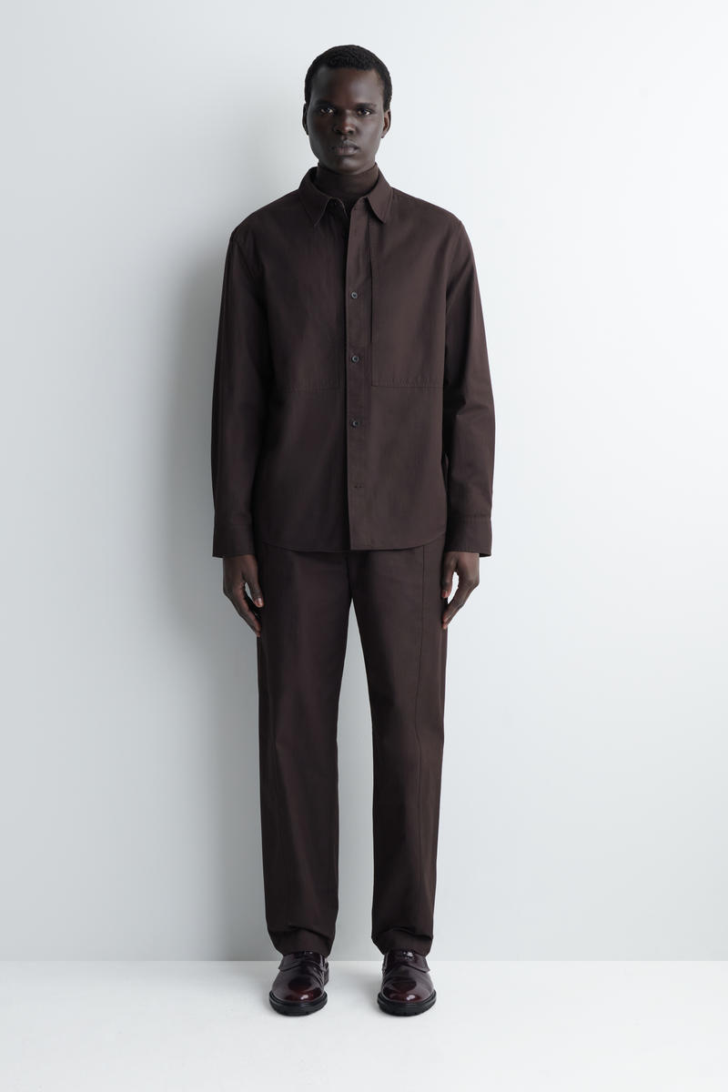 COS ストレートレッグパンツ - コットン素材