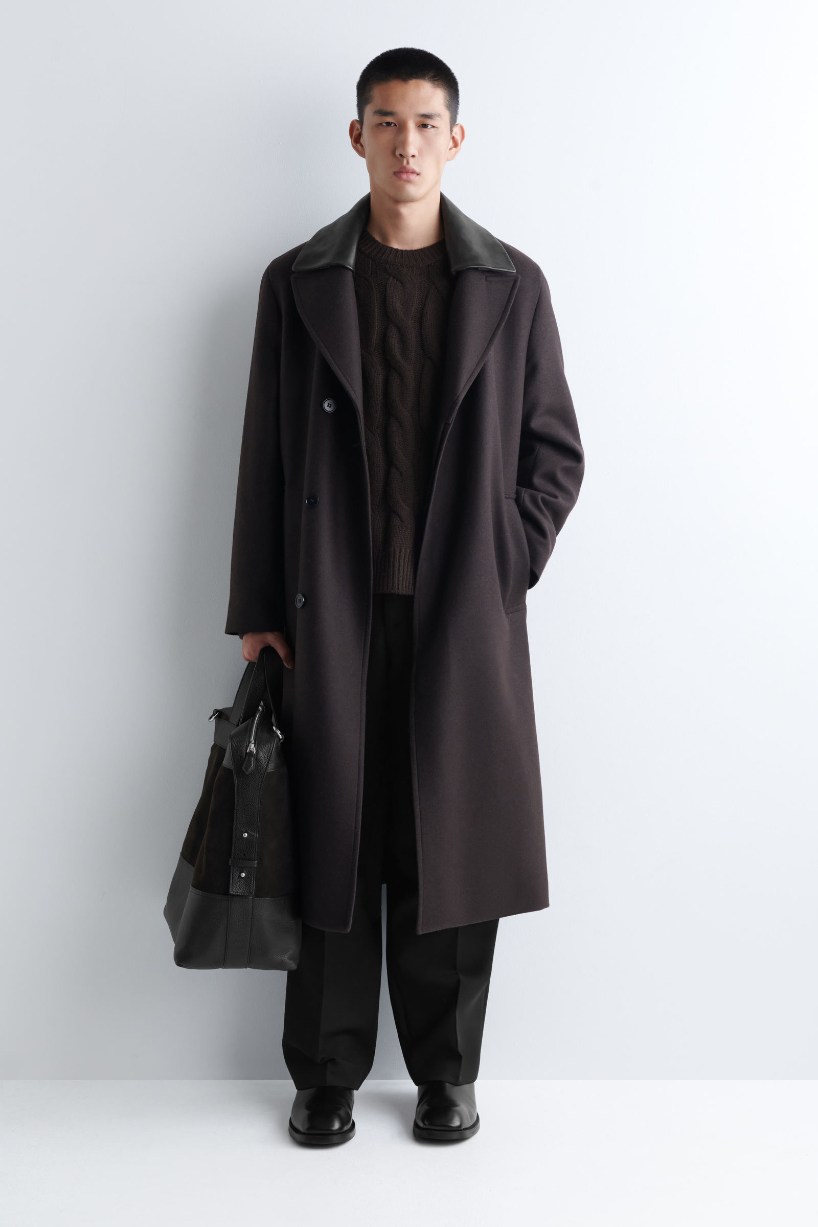 CABLE-KNIT WOOL CREW-NECK JUMPER ケーブルニットウールクルーネック CABLE-KNIT WOOL CREW-NECK JUMPER ケーブルニットウールクルーネック