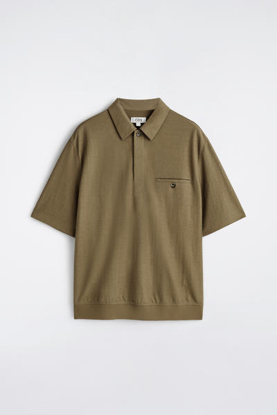 COS ジャージーポロシャツ