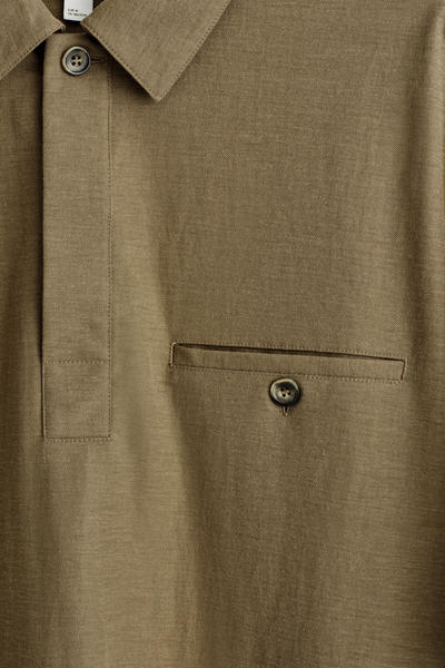 COS ジャージーポロシャツ