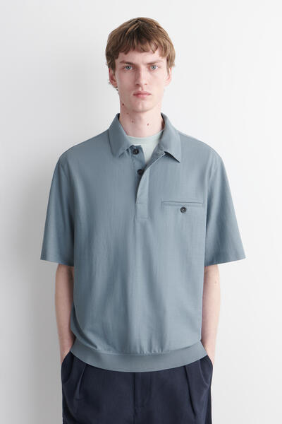 COS ジャージーポロシャツ