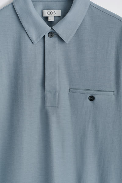 COS ジャージーポロシャツ
