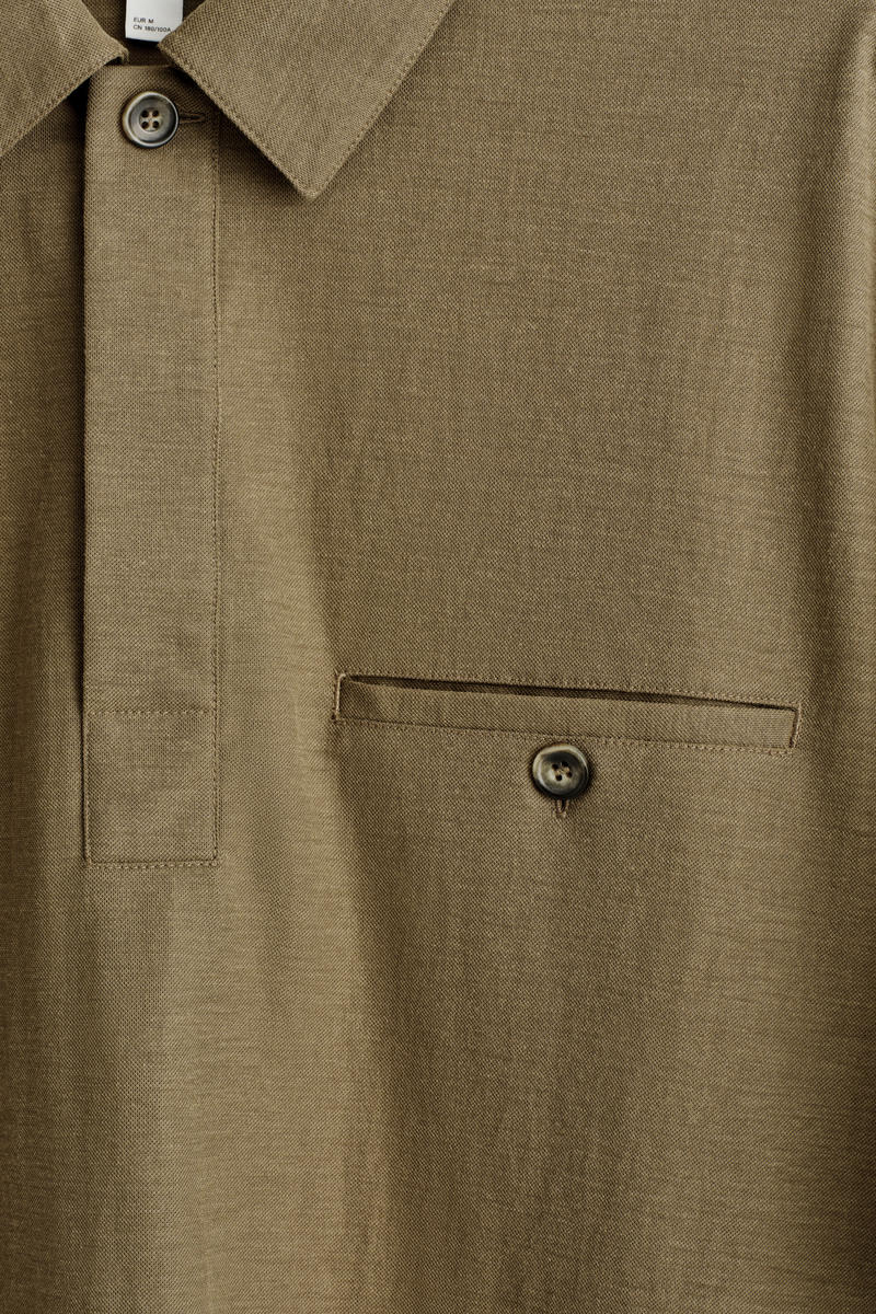 COS ジャージーポロシャツ