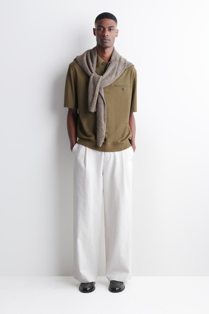 COS ジャージーポロシャツ