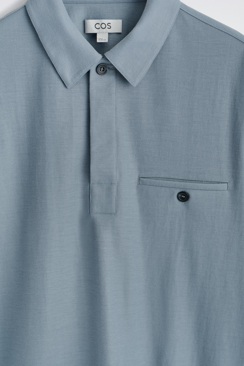 COS ジャージーポロシャツ