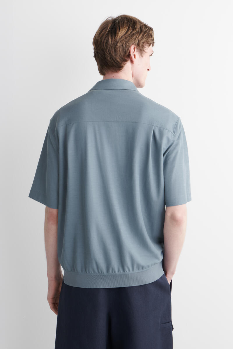 COS ジャージーポロシャツ